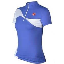 Castelli 2008 Women's Onda Short Sleeve Cycling Jersey - Lavender/White - A8031-026