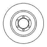 Produkt-Bild: 2 AUTEK Bremsscheiben hinten ALFA ROMEO GTV 62.5 90 2.5i.e.V6 2.4TD 75 2.5V6 3.0V6 1.8Turboi.e. 2.0T.S.