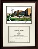 IMAGE OF Saginaw Valley State University Graduate Framed Lithograph w/ Diploma Opening