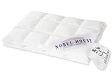 Daunendecke NOBEL HOUSE warm, 6x6 Karos, 200x200 cm, 1400 gr.
