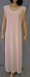 Plain Stretchy Sleeveless Dress, White, Size 2XL