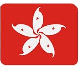 Hong Kong Flag Mousepad Mouse Pad Mat