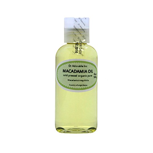 4 fl.oz Macadamia Nut Organic Oil Cold Pressed Undiluted