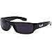LOCS Sunglasses Hardcore Black Dark Lens 0103