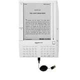 Retractable USB Cable for the Amazon Kindle (1st Generation) with Power Hot Sync and Charge capabilities - Gomadic Brand w/ TipExchange Technology