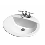 UPC 028553010420 product image for Barclay 3-718WH Jessica Oval Self Rimming Bathroom Sink | upcitemdb.com