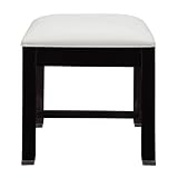 Decolav 5229-ESP Cameron 18-Inch Vanity Stool, Espresso