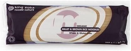 (12 PACK) - King Soba Brown Rice & Millet Noodles| 250 g |12 PACK - SUPER SAVER - SAVE MONEY