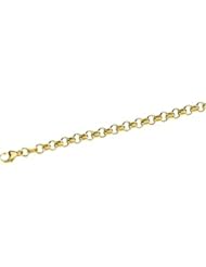 7" 4 mm Solid Rolo Bracelet in 14k Yellow Gold