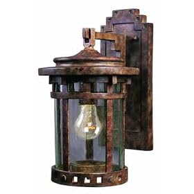 Maxim Lighting 30033CDSE - Santa Barbara Trisyn 1-Light Outdoor Wall Lantern - 30033CDSE by Maxim Lighting