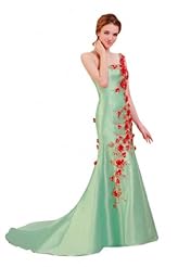 Beaded Crystals Crystal Applique Lace Chiffon/Taffeta/Tulle Evening Dress/Prom Dress 