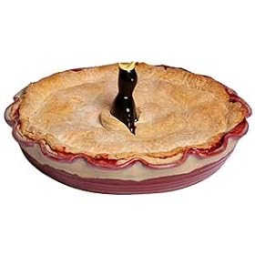 PIE PLATE AND BIRD