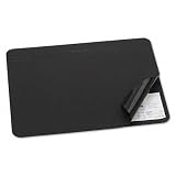 Artistic Products 48041S Rhinolin Desk Pad with Privacy Cover, 19 x 24, Black