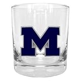 Michigan Wolverines NCAA Rocks Glass