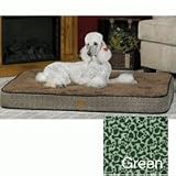 K&H Superior Orthopedic Green Pet Bed medium- 30 length x 40 width micro suede