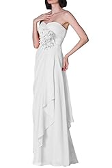 Off the Shoulder Sheath  Beaded Chiffon Sweetheart Floral Print Evening Dress/Prom Dress/Party Dress/Wedding Dress  With Ruffles