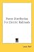 Book Power Distribution For Electric Railroads