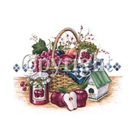 Apple Country Basket Adult T-Shirt