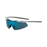Nike V.Carbon.R Sunglasses, EV0159-002, Silver Chrome Frame/ Gray Lenses/ Blue Flash
