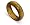 Genuine 5 MM Tiger Eye Band Gemstone Ring Size 6
