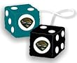 Jacksonville Jaguars Fuzzy Dice - Football Sports Merchandise