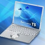 松下電器産業 Lets note CF-T5(B5ノート/12.1型液晶搭載) CF-T5MW9AJS