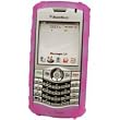 PREMIUM HOT PINK TEXTURED SILICONE SOFT RUBBER CASE COVER for RIM BLACKBERRY 8130 PEARL - RETAIL PACKAGING