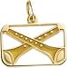 Pipers Piping Charm, 14K Yellow Gold