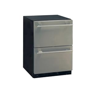 Haier DD400RS Built-in Dual Drawer Refrigerator Stainless Steel