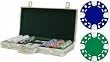 300 11.5 gram Clay Composite Diamond Suited Casino Poker Chips Set