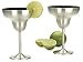 RSVP International RITA-2 Endurance Stainless Steel Margarita Glasses Set of 2