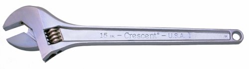 Crescent AC115 1-11/16-Inch Jaw Capacity 15-Inch Adjustable Wrench