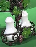 Metal Grapes Salt & Pepper Set