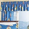 Sailing Boats - Nautical 4pc Curtains / Drapes Set