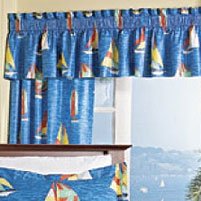 Sailing Boats - Nautical 4pc Curtains / Drapes Set