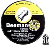 Beeman Kodiak Extra Heavy .20 Cal, 13.32 Grains, Pointed, 200/Tin