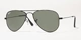 RAY BAN 3044 AVIATOR SMALL METAL W3100 GUNMETAL SUNGLASSES SHADES