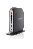Belkin Share Wireless Modem Router (802.11n, 300 Mbps) with Easy Set Up, Self Healing, High-speed Internet Access & Wireless Printer Connection (F7D3402uk)