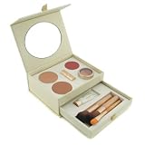 Starter Kit ( 2x Pressed Powder + Moisture Tint + Concealer + Blush + Lip Plumper + 3x Brush ) - Mahogany 9pcs