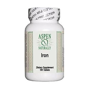 Iron, 18 mg, 100 Tabs