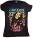 BOB MARLEY - One Love Peace - Black Women's / Girls T-shirt (Girlie / Babydoll)
