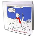Rich Diesslins Funny Christmas Cartoons - Holiday Commercials that Didnt Make It - Greeting Cards-12 Greeting Cards with envelopes