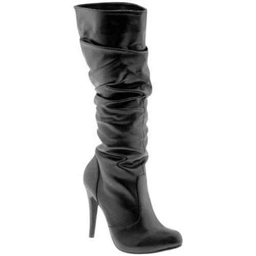 slouch designer black leather chinese laundry aussie nappa leather boots
