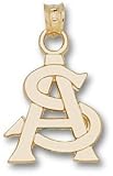 Arizona State Sun Devils AS Pendant - 14KT Gold Jewelry