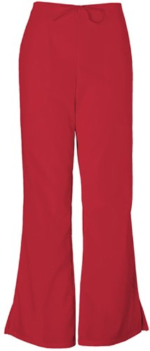 Cherokee 4101 Low Rise Flare Scrub Pant Red Small