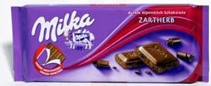 Milka (Germany) Zartherb (Dark Chocolate) 3-Pack