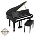 Suzuki GP-3 BL 3'5" Mini Grande Digital Piano Black