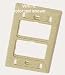 ICC ELITE-2WH (108F02WH)2 Prt Face Plate-White