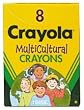 CRAYOLA MULTI CULTURAL COLORS 8 CT