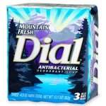 Dial Antibacterial Deodorant Soap 4.5 oz Bars, Mountain Fresh - 3 ea